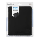 Mousepad LogiLink Leather Design Black
