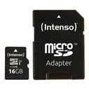 Κάρτα Μνήμης Micro-SDHC 16GB Intenso UHS-I