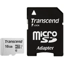Κάρτα Μνήμης Micro-SDHC 16GB Transcend USD300S-A w/Adapter
