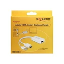 Αντάπτορας Delock HDMI to DP White