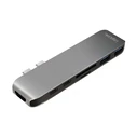 Docking Station LogiLink Dual USB-C Aluminium Grey