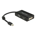 Αντάπτορας Delock mini DP to VGA/HDMI/DVI Black