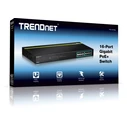 Network Switch 16-port Trendnet Gbit PoE+ 250W Metall
