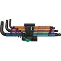 Σετ Εργαλείων Wera 950 SPKL/9 SM N Multicolor Hex-Plus Hex Key Set High Torque