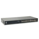 Network Switch 24-port LevelOne GE GEP-2651 2xGSFP 185W PoE+