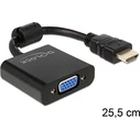 Αντάπτορας Delock HDMI to VGA M/F Black 25.5cm