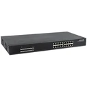 Network Switch 16-port Intellinet GE Rackmount PoE+