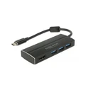 Docking Station Delock USB3.1 Gen1/C to 3x USB3.0/A,HDMI 4K 30Hz