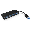 USB Hub 4 Port IcyBox USB 3.0 IB AC6104 B Aluminium