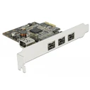 Controller Delock PCIe to 3x FireWire B + FireWire A