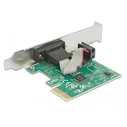 Controller Delock PCI Express 1x Seriell + Low profile