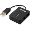 USB Hub Equip 4Port Black