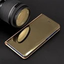 Smart Clear View Case for Huawei P40 Pro gold
