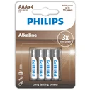 Αλκαλικές Μπαταρίες Philips LR03A4B/10 4τμχ AAA