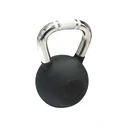 Kettlebell με επένδυση Λάστιχου και Λαβή Χρωμίου 10kg