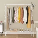 Κρεμάστρα Δαπέδου από Μέταλλο Λευκή 110x40x150cm 123908
