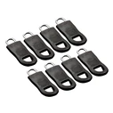 Ανταλλακτικά Γατζάκια για Φερμουάρ HUH-0137, 25Mm, Μαύρο, 8Τμχ