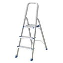 Σκάλα Αλουμινίου Home Use HUH-0201 με 2+1 σκαλοπάτια, EN 131, 117.5cm
