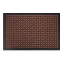 Πατάκι Εισόδου Home Use HUH-0211, Αντιολισθητικό, 60X40cm, 5Mm Πάχος, Καφέ