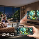 Manta Hawk PJ10 (HWPJ001AGR) Μίνι Προτζέκτορας LCD LED με Wi‑Fi και Ενσωματωμένα Ηχεία