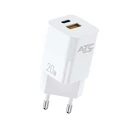 Φορτιστής Πρίζας ATC-CHF5a Mini PD Fast Charger 20W Λευκό