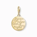 Γυναικείο Charm Thomas Sabo Ic1236341339 (2cm) από Ασήμι Golden