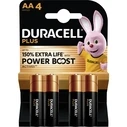 Duracell Plus Alkaline Batteries AA 1.5V 4 pack