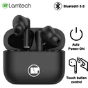 Bluetooth Handsfree Lamtech 5.0 TWS With Charging DOCK Black