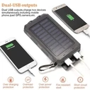 Powerbank SOLAR 20000MAH Black