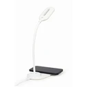 Φωτιστικό Γραφείου LED Gembird With Wireless Charger WHITE