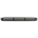 MicroConnect Network Cable 19 FTP Cat6 Patch Panel 24 Port Krone IDC Black