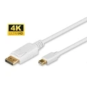 Microconnect Metatropies Antaptores 4K Mini DisplayPort to DisplayPort Cable 2m White