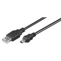 MicroConnect Adapters USB A - Mini USB B 5P 1.8m M-M