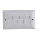 Καλαδια Δικτυου CAT6 Faceplate 4-port UK Type 146x86mm