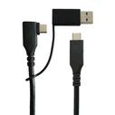 MicroConnect Μετατροπέας USB 3.2 Gen 1 USB C γωνιακός και A Male C female