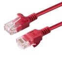 Network Cables U UTP CAT6A Slim 1M Red Unshielded Network Cable