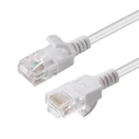 Network Cable MicroConnect U UTP CAT6A Slim 2M White Unshielded Network Cable
