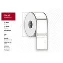 Capture Ετικέτες θερμικής εκτύπωσης Label 76x25.4 Core 25 White Uncoated DT