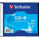 CD R Verbatim 700MB 52X Single SC Extra Protection Surface