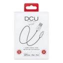 Καλώδιο USB Lightning iPhone DCU Ασημί 1 m
