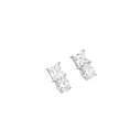 Γυναικεία Σκουλαρίκια Chiara Ferragni J19Avu04 (1.4cm) Ορείχαλκος White