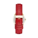 Γυναικείο Ρολόι Juicy Couture Jc1220Gprd (38 mm) Δερμάτινο Λουράκι Κόκκινο