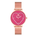 Γυναικείο Ρολόι Juicy Couture Jc1240Hprg (38 mm) Μεταλλικό Μπρασελέ Ροζ