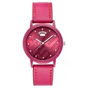 Γυναικείο Ρολόι Juicy Couture Jc1255Hphp (36 mm) Δερμάτινο Λουράκι Ροζ
