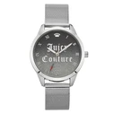 Γυναικείο Ρολόι Juicy Couture Jc1279Bksv (35 mm) Μεταλλικό Μπρασελέ Ασημί