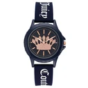 Γυναικείο Ρολόι Juicy Couture Jc1324Nvnv (38 mm) Καουτσούκ Λουράκι Μπλε