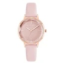 Γυναικείο Ρολόι Juicy Couture Jc1326Rglp (34 mm) Δερμάτινο Λουράκι Ροζ