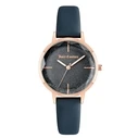 Γυναικείο Ρολόι Juicy Couture Jc1326Rgnv (34 mm) Δερμάτινο Λουράκι Μπλε