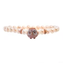Γυναικείο Βραχιόλι Lancaster Jla-Br-Owl2Wh (16Mm) από Ασήμι Pink
