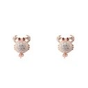 Γυναικεία Σκουλαρίκια Lancaster Jla-Ear-Crab2 (1,2Mm) από Ασήμι White/ Ip Pink